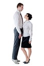 Businessman and woman