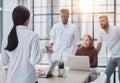 Business People Communication Office Meeting Room Concept Royalty Free Stock Photo