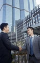 Businessmen having an agreement Royalty Free Stock Photo