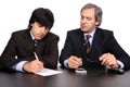 Businessmen on a meeting Royalty Free Stock Photo