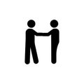 Businessmen, office, meet icon. Element of businessman pictogram icon. Premium quality graphic design icon. Signs and symbols