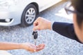 Businessmen send car keys to new owners