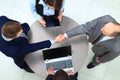 Businessmen shaking hands. Royalty Free Stock Photo