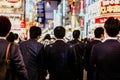 Businessmen in Shinjuku, Tokyo, Japan. Royalty Free Stock Photo