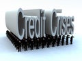 Businessmen Under The Credit Crises