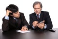 Businessmen working Royalty Free Stock Photo