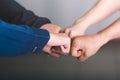 Businessmen working as a team shaking hands,successful business cooperation,team collaboration concept,Join Hands Support Together Royalty Free Stock Photo