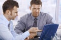 Businessmen working on laptop Royalty Free Stock Photo