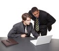 Businesspeople - conference laptop Royalty Free Stock Photo