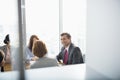 Businesspeople in conference room Royalty Free Stock Photo