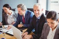 Businesspeople in conference room Royalty Free Stock Photo