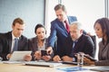 Businesspeople in conference room Royalty Free Stock Photo