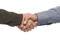 Businesspeople - handshake Royalty Free Stock Photo