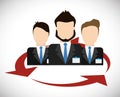 Businesspeople icon. Business design. Vector graphic