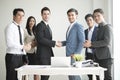 Businesspeople making handshake agreement. concept partner Royalty Free Stock Photo