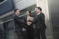 Businesspeople making handshake agreement. concept partner Royalty Free Stock Photo