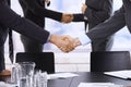 Businesspeople shaking hands Royalty Free Stock Photo