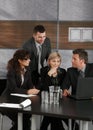 Businesspeople working together Royalty Free Stock Photo