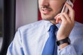 Businessperson being on the phone Royalty Free Stock Photo