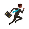 businessperson running avatar icon