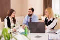 Businessteam meeting discussion great ideas Royalty Free Stock Photo