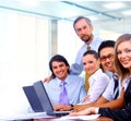 Businessteam in offece Royalty Free Stock Photo