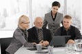 Businessteam working together Royalty Free Stock Photo