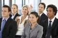 Businesswoman Asking Question During Presentation