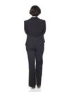 Businesswoman - back side Royalty Free Stock Photo