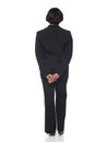 Businesswoman - back side Royalty Free Stock Photo