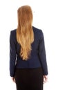 Businesswoman back view Royalty Free Stock Photo