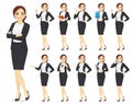 Businesswoman character set