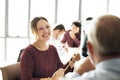 Businesswoman Cheerful Smiling Beautiful Smart Concept