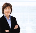 Businesswoman with crossed arms Royalty Free Stock Photo