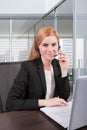 Businesswoman customer service Royalty Free Stock Photo