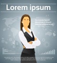 Businesswoman Executive Finance Infographic