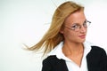 Businesswoman with eyeglasses