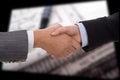 Businesswoman handshake Royalty Free Stock Photo