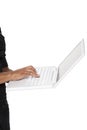 Businesswoman - Latina laptop typing