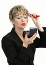 Businesswoman makeup Royalty Free Stock Photo