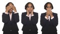 Businesswoman - No Evil Royalty Free Stock Photo