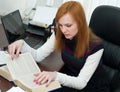 Businesswoman in office