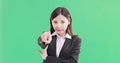 Businesswoman pointing you Royalty Free Stock Photo