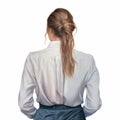 Businesswoman Portrait In Classical Figurative Realism Style