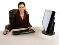 Businesswoman Sitting at her Desk