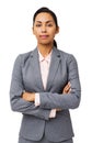 Businesswoman Standing Arms Crossed Royalty Free Stock Photo