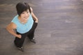 Businesswoman standing indoors smiling