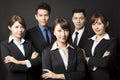 businesswoman with successful business team Royalty Free Stock Photo