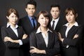 businesswoman with successful business team Royalty Free Stock Photo