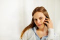 Businesswoman talking on the mobile phone Royalty Free Stock Photo